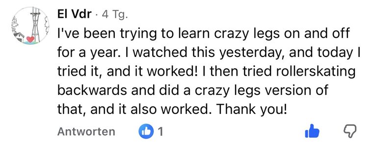 El Vdr: I've been trying to learn crazy legs on and off for a year. I watched this yesterday, and today I tried it, and it worked!
